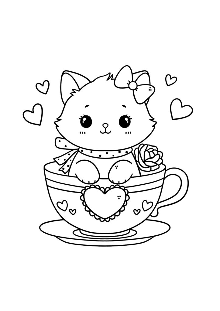 heart coloring pages