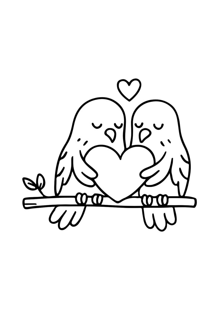 heart coloring pages