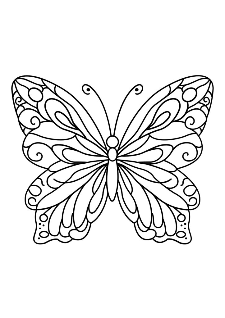 butterfly-coloring-page