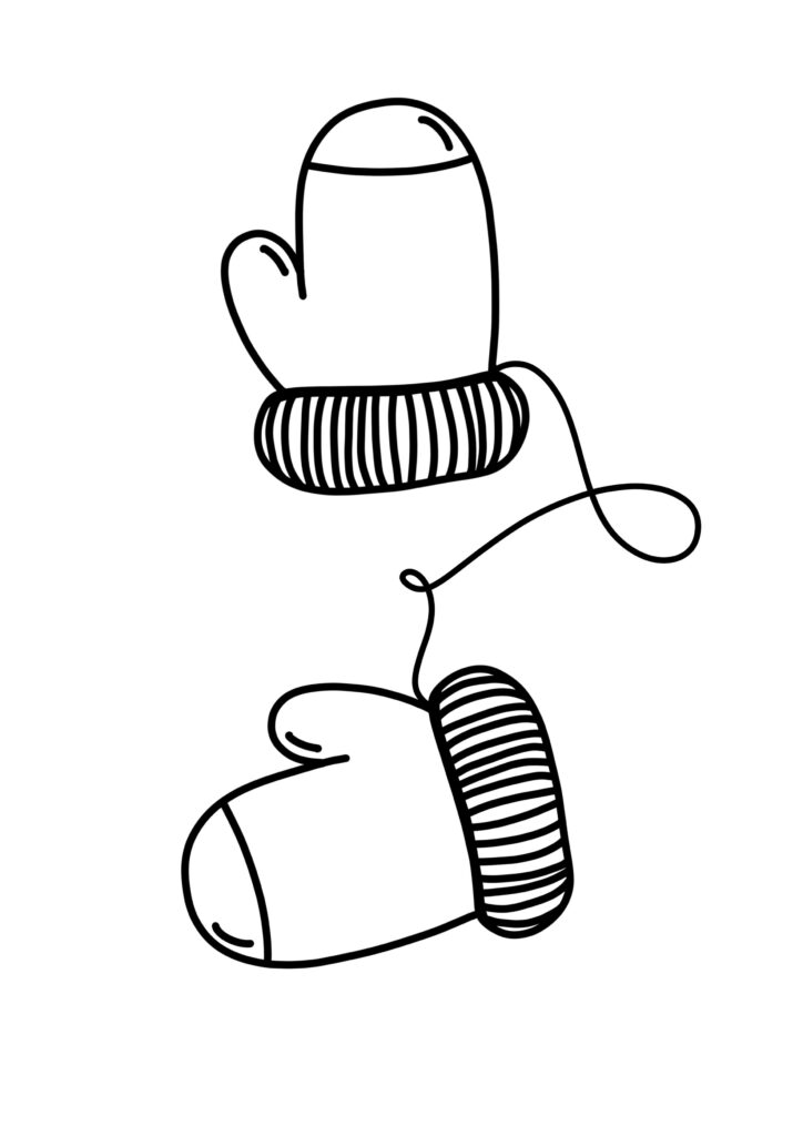 Winter Coloring page