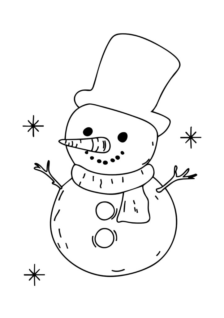 Winter Coloring page