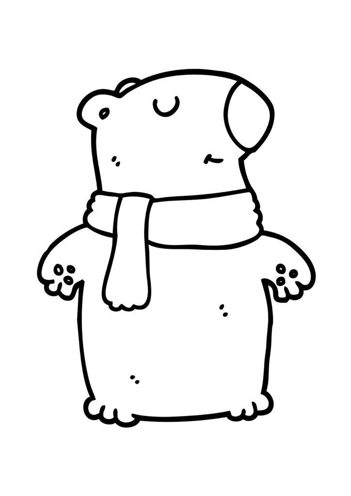 Winter Coloring page