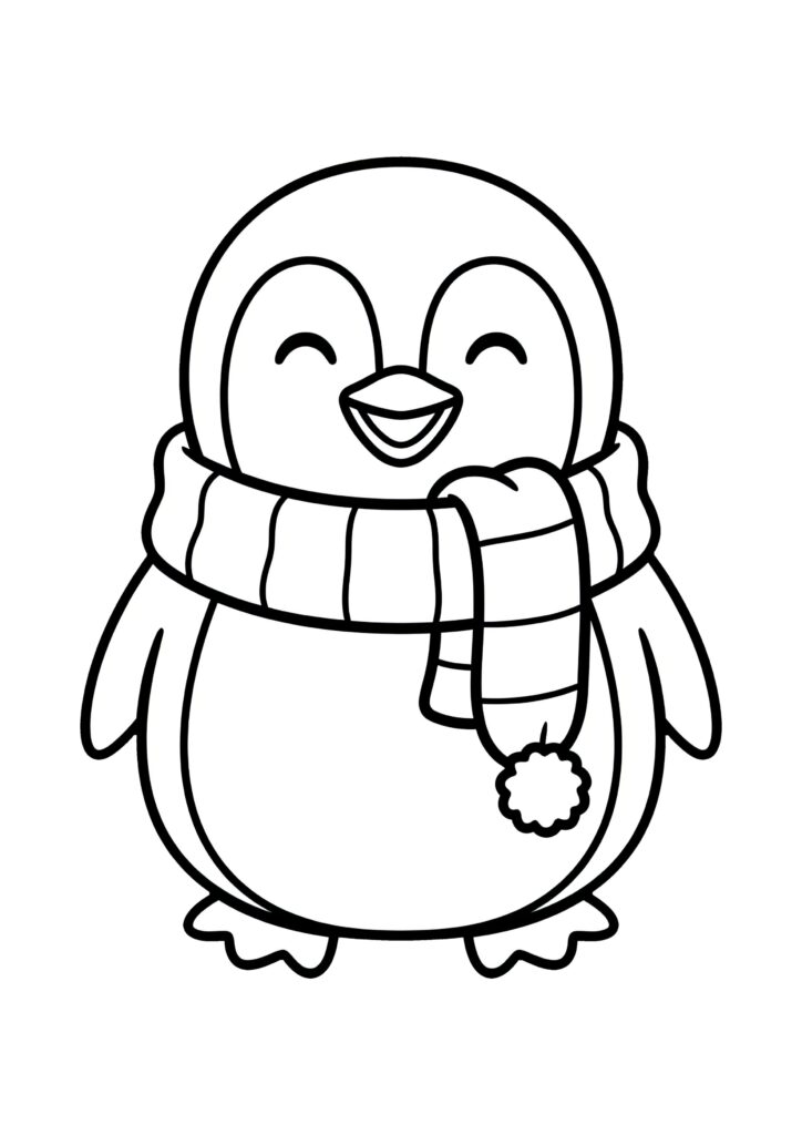 Winter Coloring page
