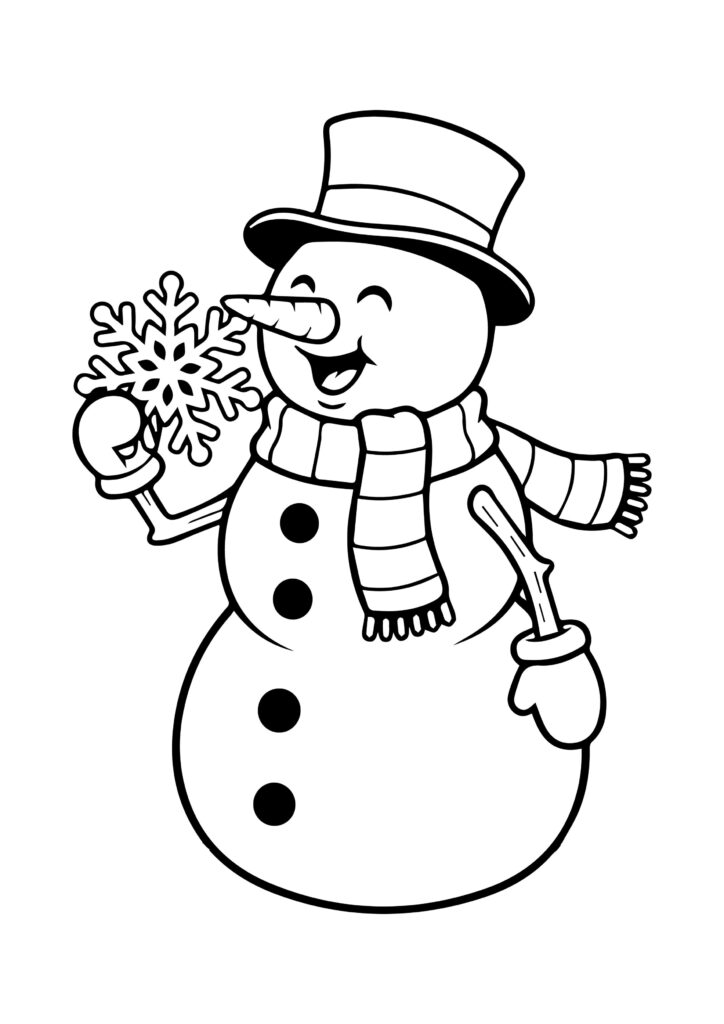 Winter Coloring page