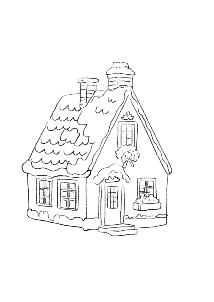 Winter Coloring page