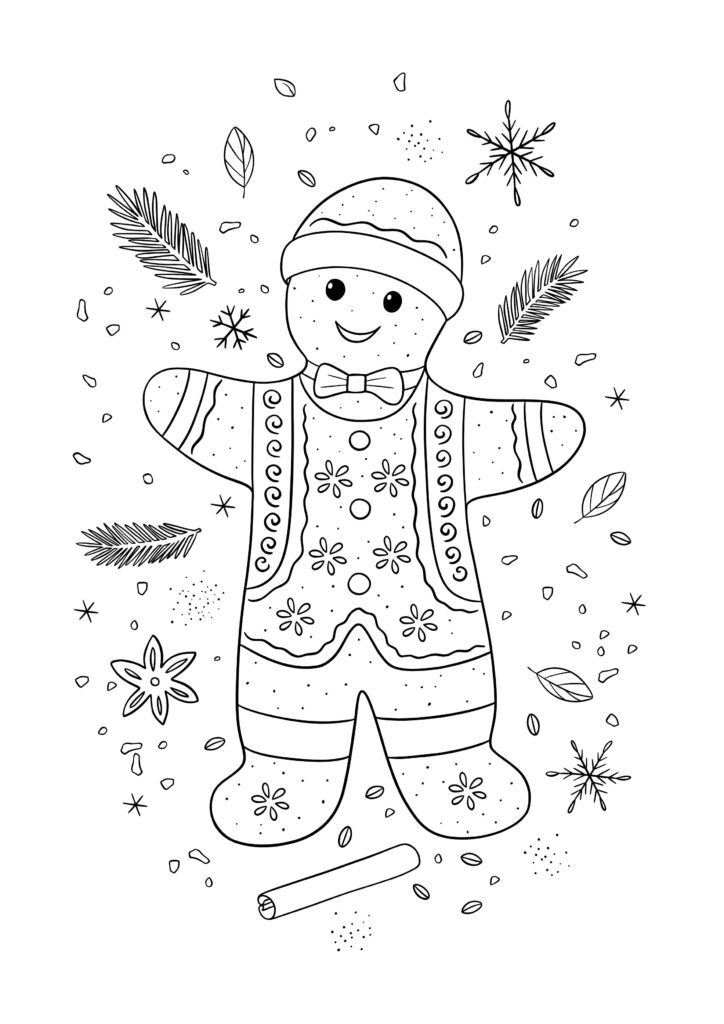 Winter Coloring page