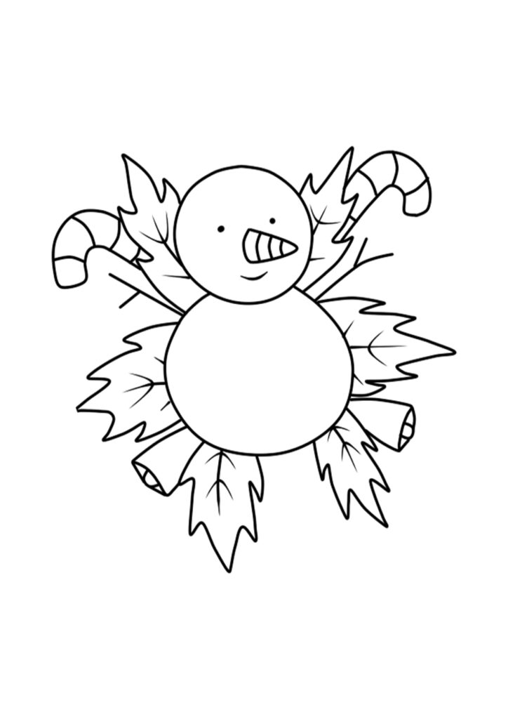 Winter Coloring page