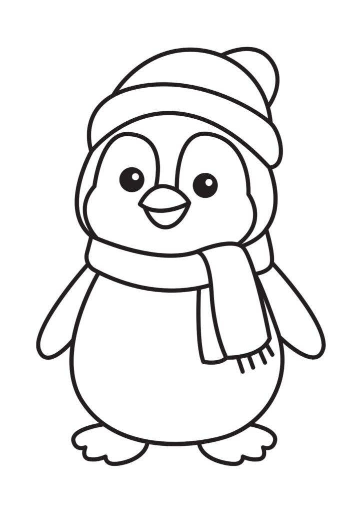 Winter Coloring page