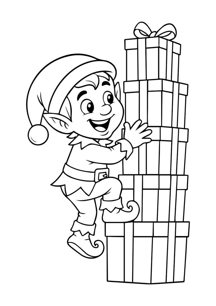 Winter Coloring page