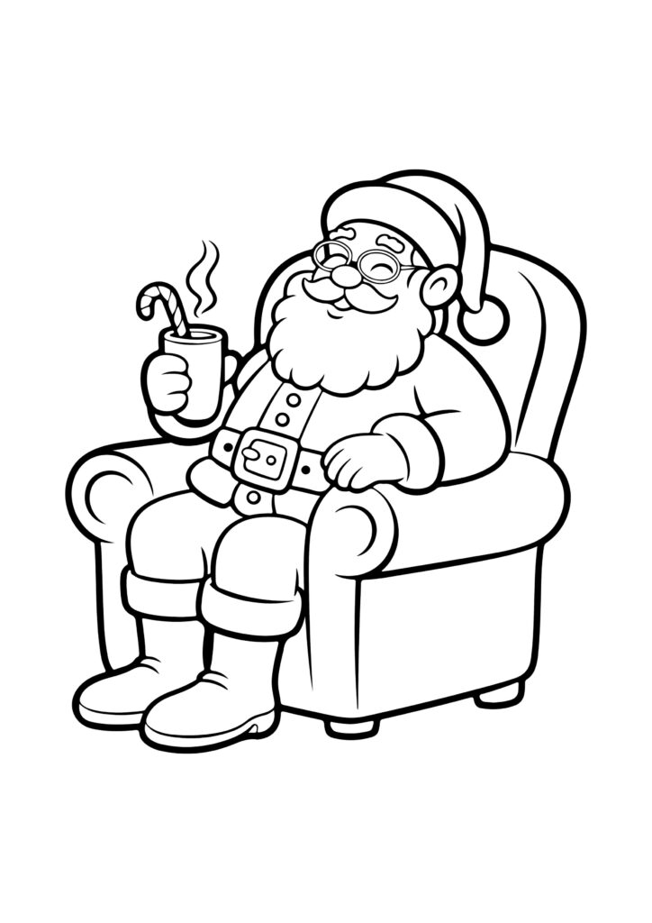 Winter Coloring page