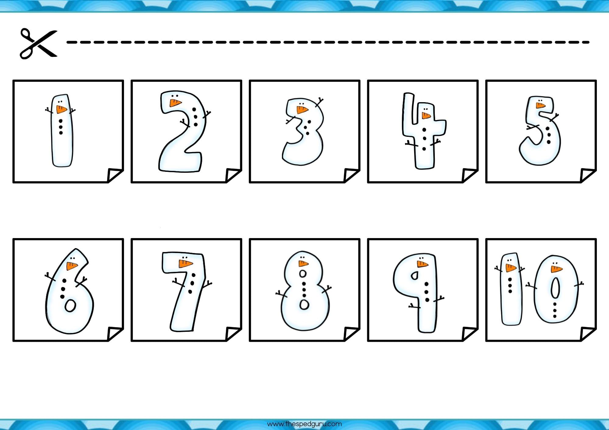 Winter Worksheets-Winter Workbook for Kids - Image 2