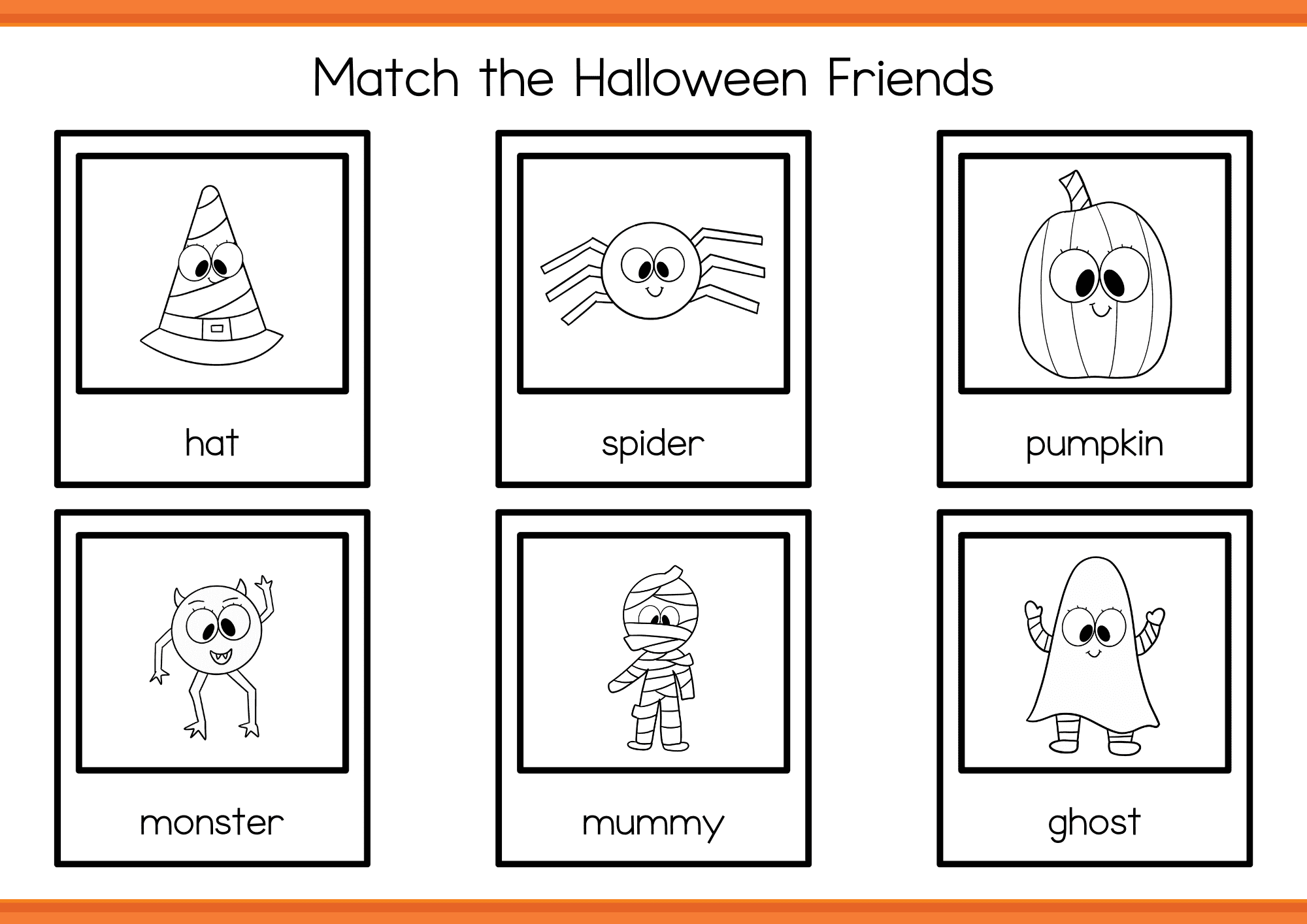 Halloween Worksheets Busy Book - Image 4