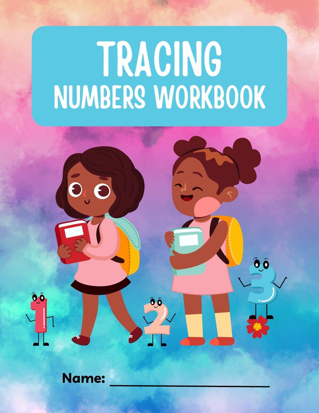 Number Tracing Workbook For Preschoolers and kids